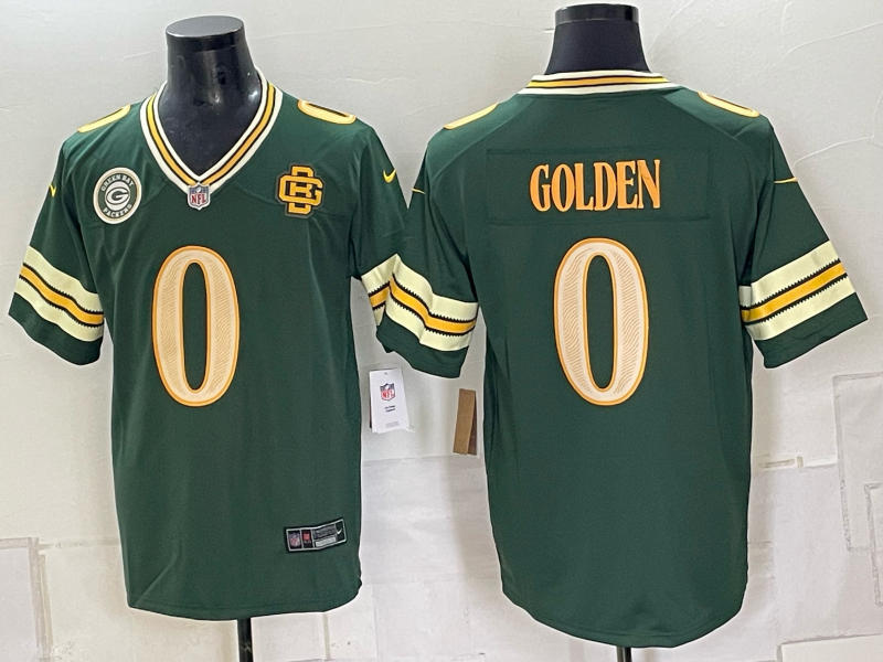 Men Green Bay Packers #0 Golden green 2026 Nike NFL Jersey 091000->green bay packers->NFL Jersey